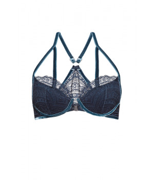 BRA LE JOURNAL INTIME "JOSEPHINE" PUSH-UP (GRAY-BLUE)