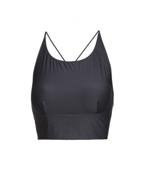 TOP LE JOURNAL INTIME "INVISIBLE" CROP TOP (BLACK)